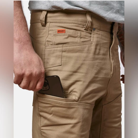 Men’s Brunt Tan Martin Pant 34x29 EUC - Picture 3 of 15